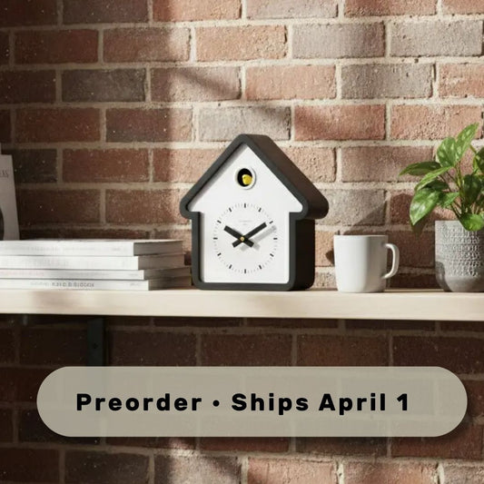Preorder - House White Cuckoo Clock
