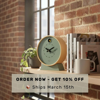 Pre-Order / Dot Sage Cuckoo Clock