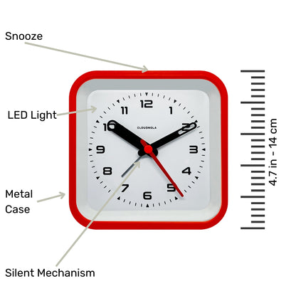 Railway Red - Alarm Clock