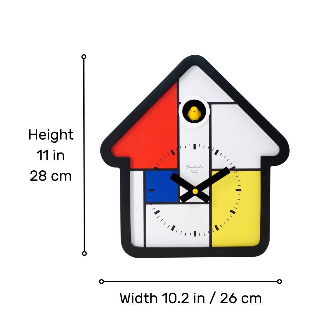 Pre-Order - Mondrian Cuckoo Clock