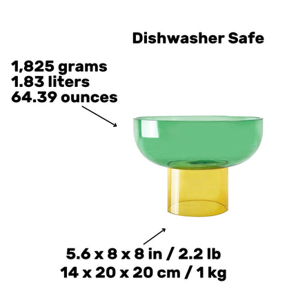 Tip Top Small Green & Yellow - Bowl