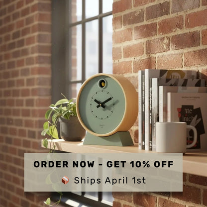 Pre-Order / Dot Sage Cuckoo Clock
