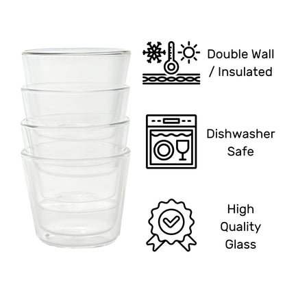 Rocks Double-Wall Glasses - Clear Set - Glasses