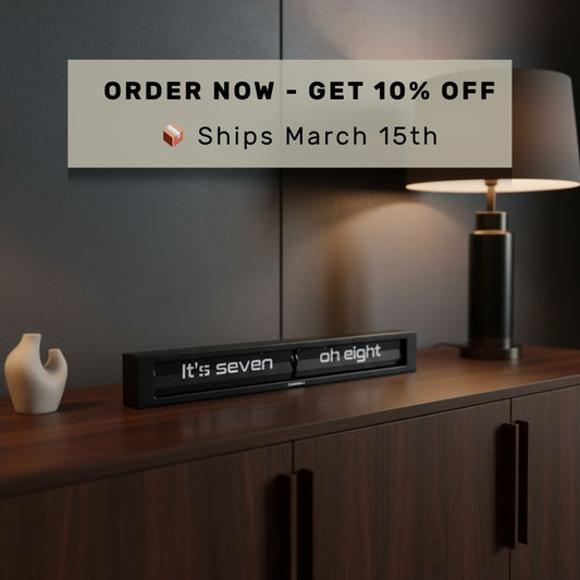 Pre-Order - Texttime 2.0 BonB Text Flip Clock