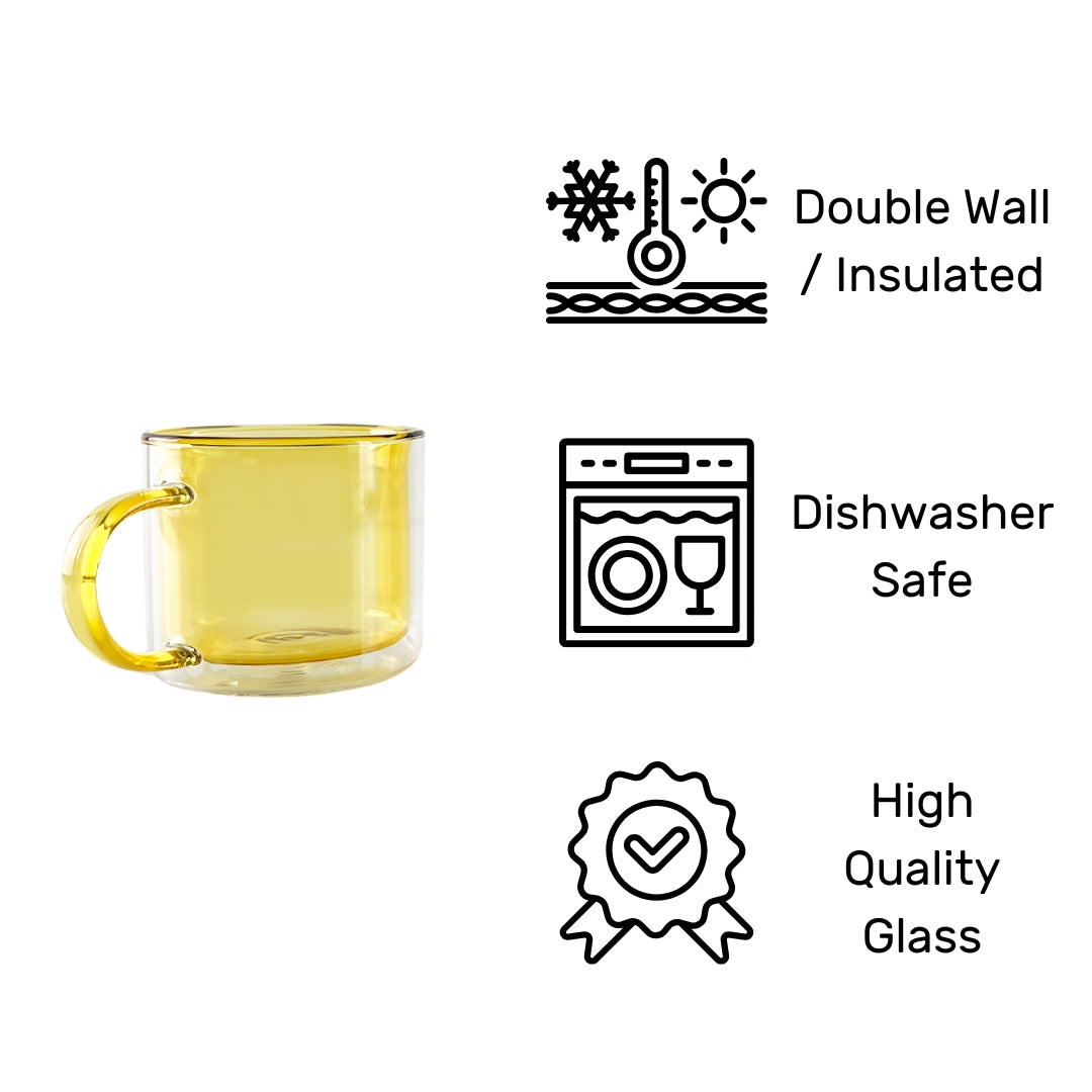 Cubo Double-Wall Cups - Medium Set - Cups