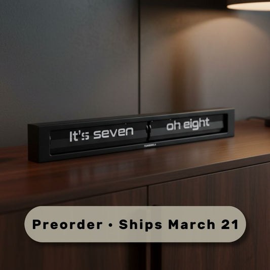 Preorder - Texttime 2.0 BonB Text Flip Clock