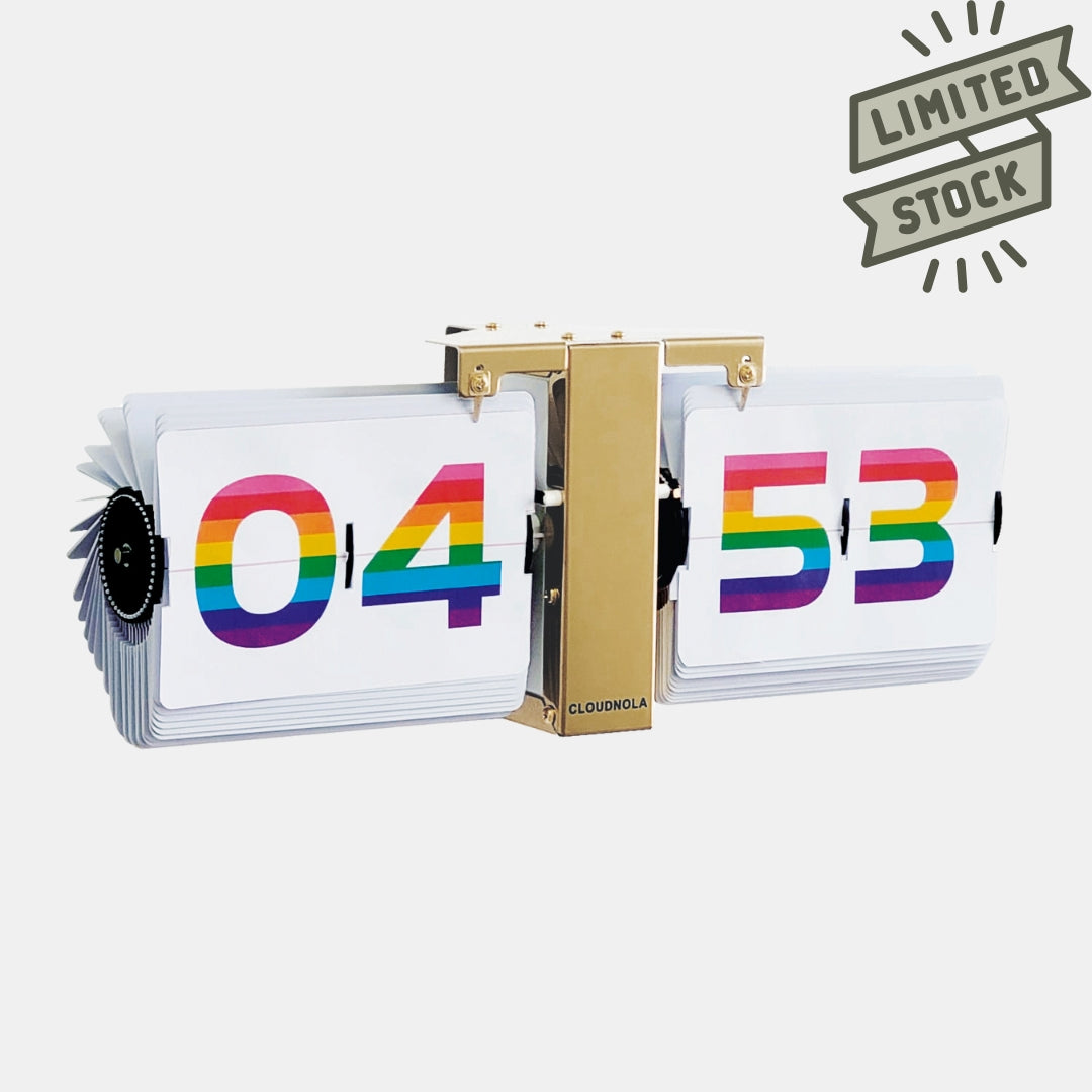 Flipping Out Rainbow - Flip Clock