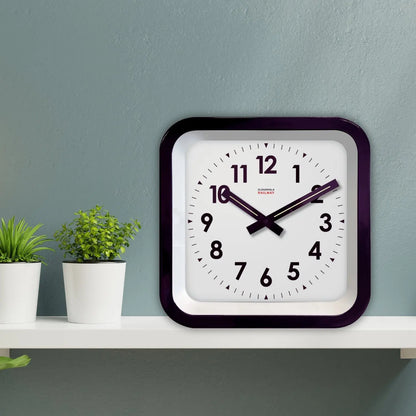 Big Railway Black Indoor/Outdoor Clock Cloudnola