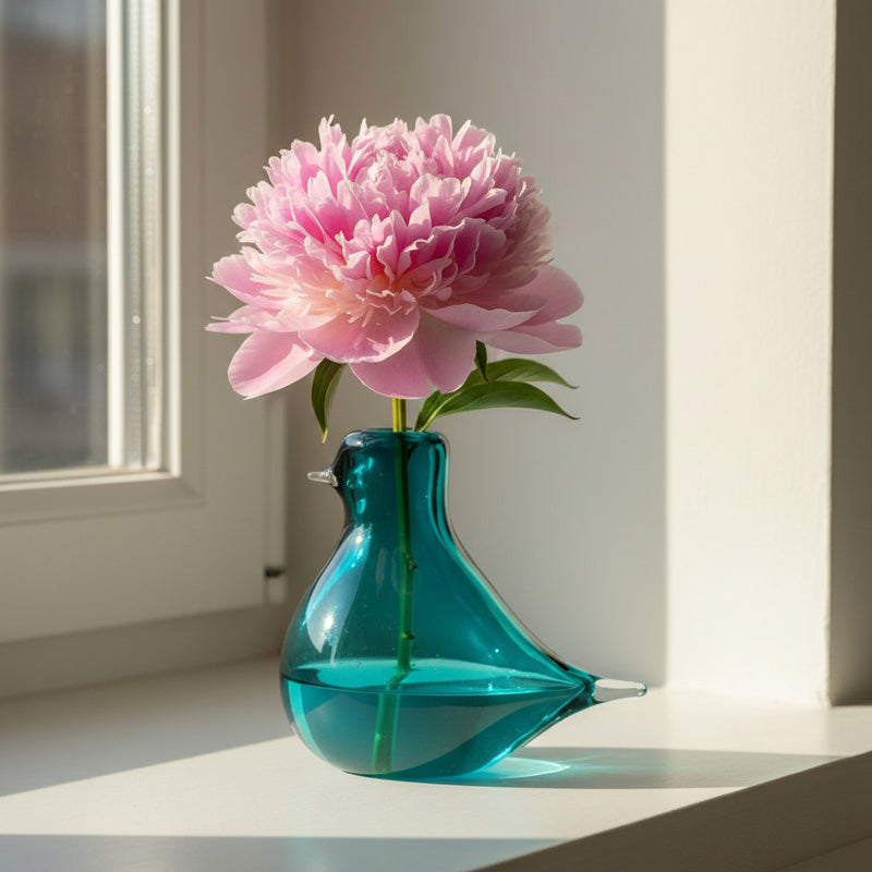 Bird Turquoise - Vase Cloudnola