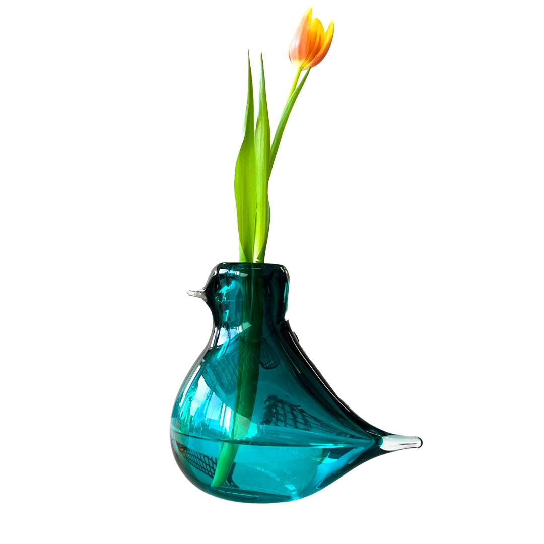 Bird Turquoise - Vase -  Vases - Cloudnola 