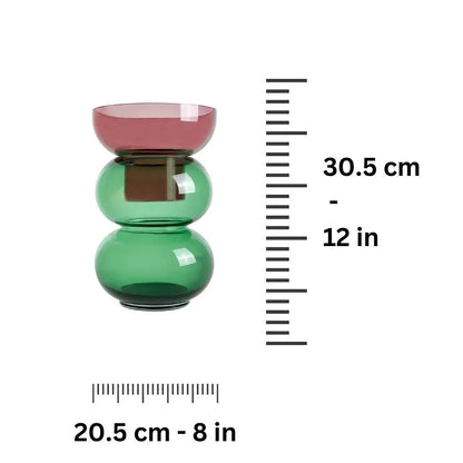 Bubble Large Pink & Green - Vase Cloudnola