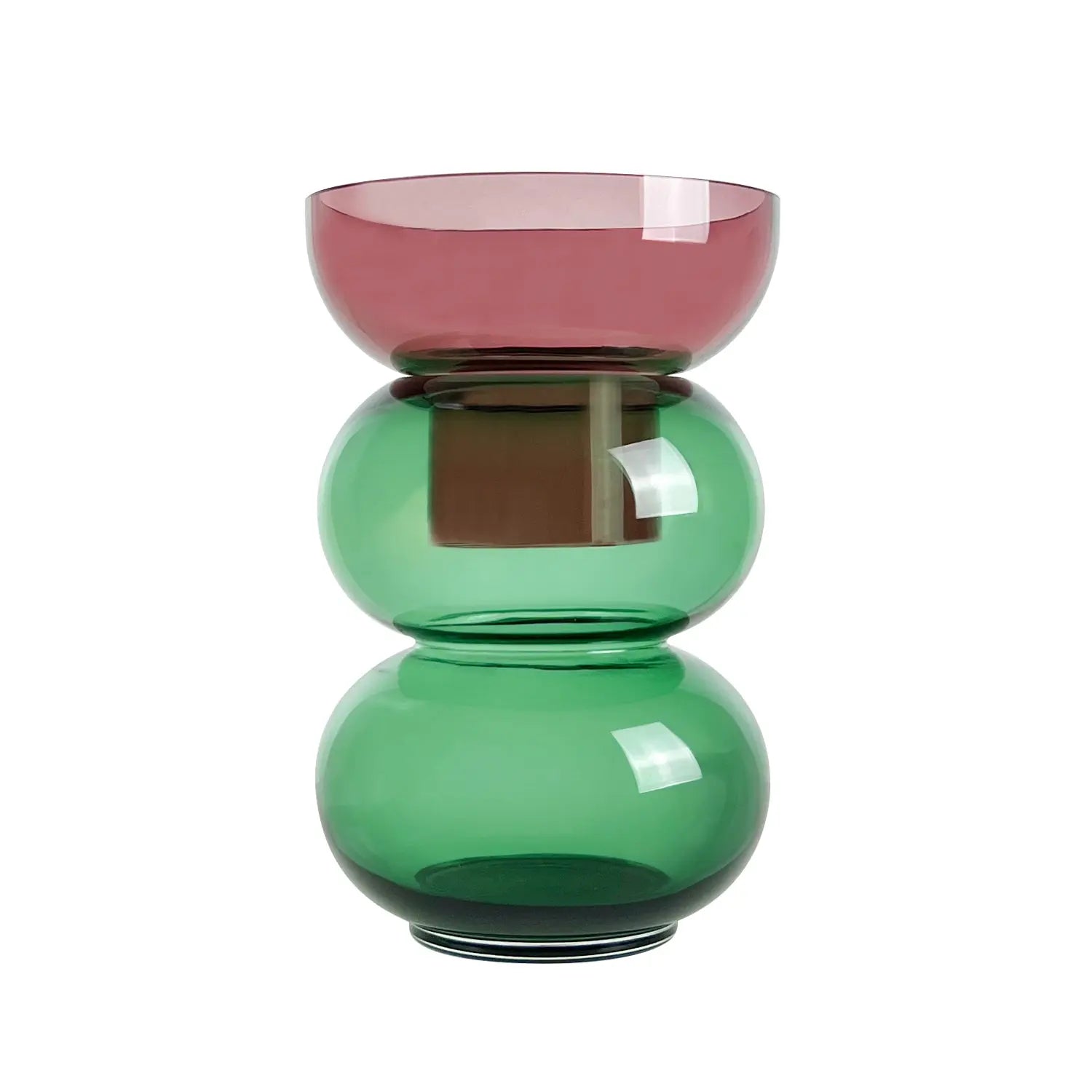 Bubble Large Pink & Green - Vase Cloudnola