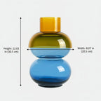 Bubble Large Yellow & Blue Vase Cloudnola