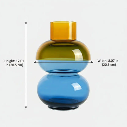 Bubble Large Yellow & Blue Vase Cloudnola