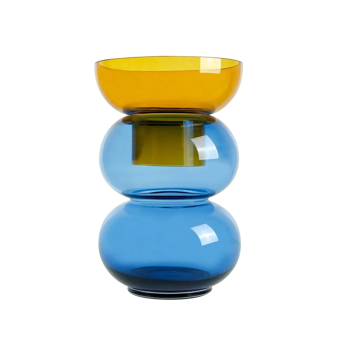 Bubble Large Yellow & Blue - Vase Cloudnola