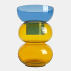Bubble XL Blue & Yellow Vase Cloudnola