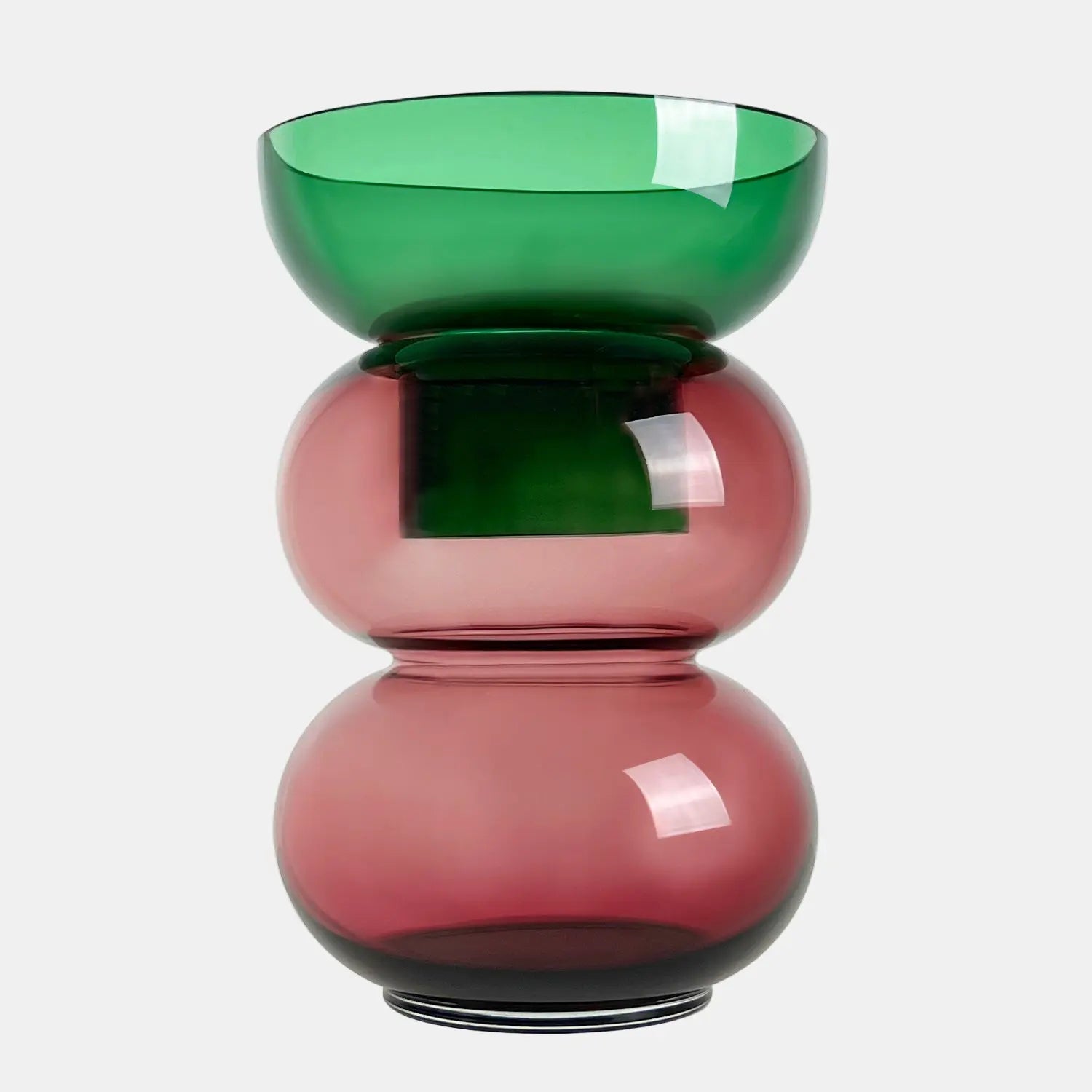 Bubble XL Green & Pink Vase Cloudnola