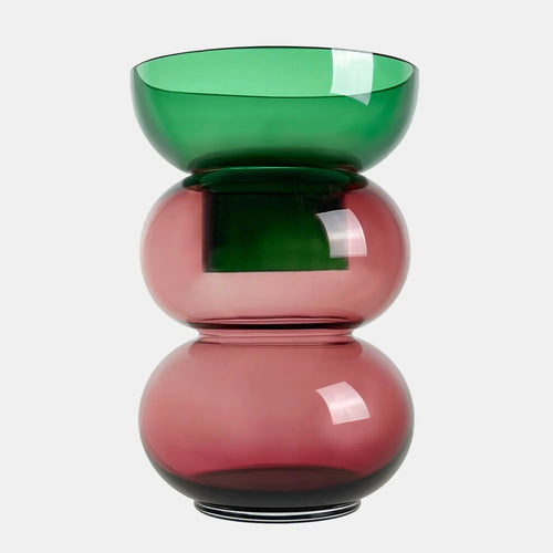 Bubble XL Green & Pink Vase Cloudnola