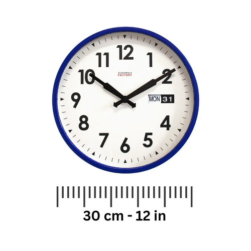 Calendar Blue - Clock Cloudnola