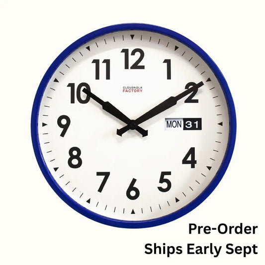 Calendar Blue – Clock with Date and Time | Cloudnola Cloudnola