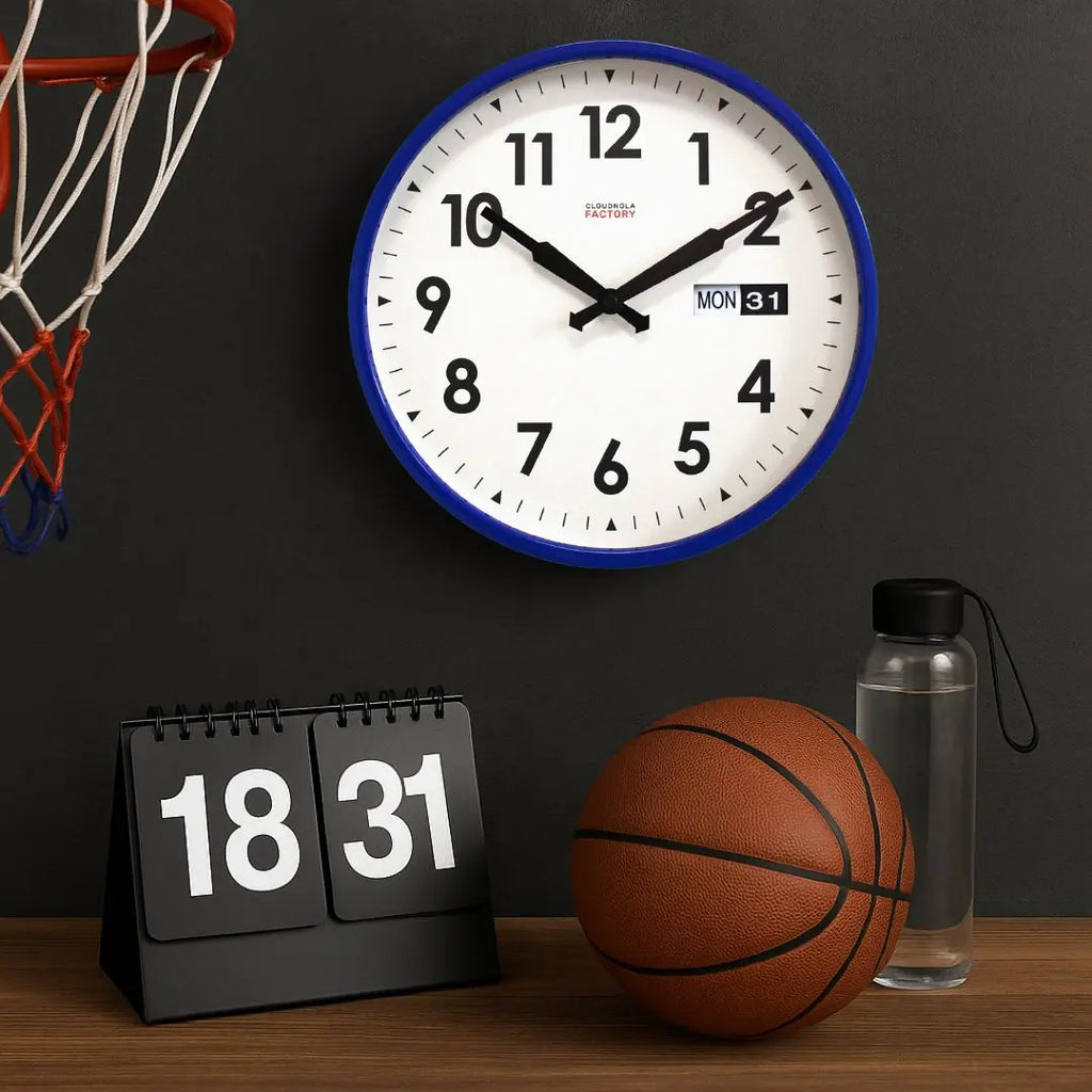 Calendar Blue – Clock with Date and Time | Cloudnola Cloudnola