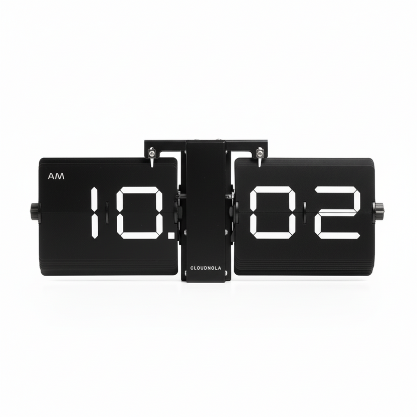 Flip Clock – Modern Split-Flap Clocks for Desk & Wall | Cloudnola