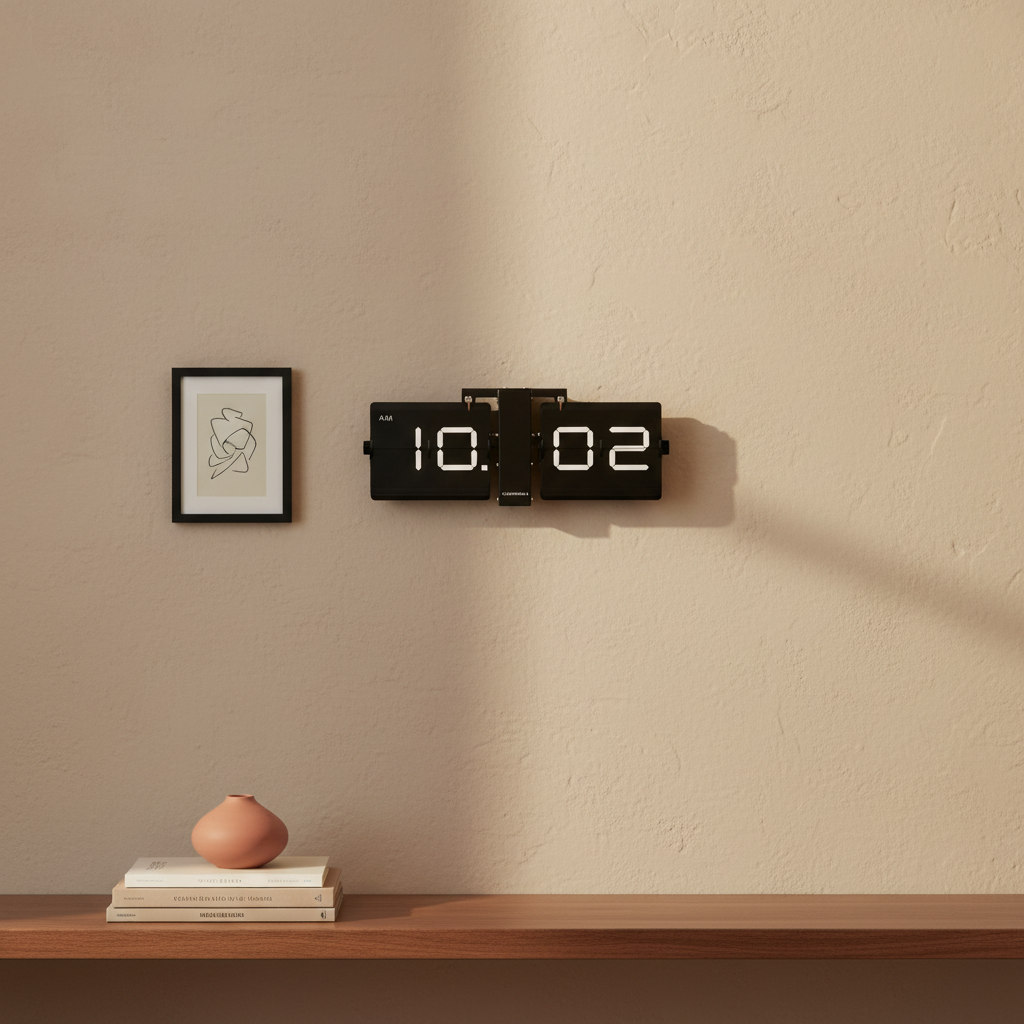 Flipping Out Black 2.0 - Flip Clock
