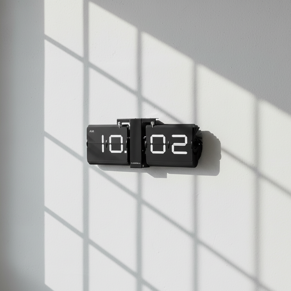 Flipping Out Black 2.0 - Flip Clock