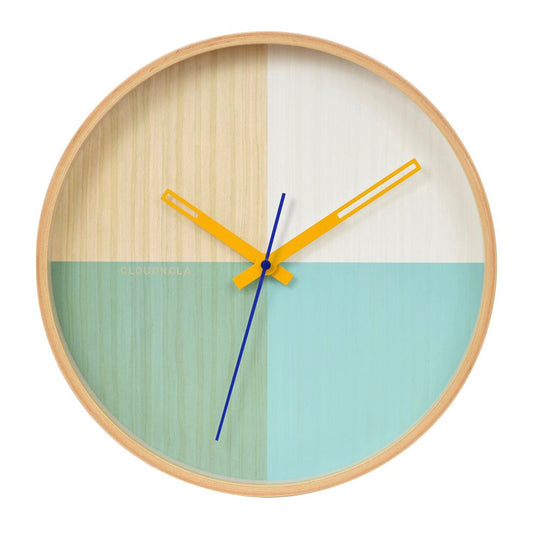 Turquoise Wood - Clock -  Wall Clocks - Cloudnola 