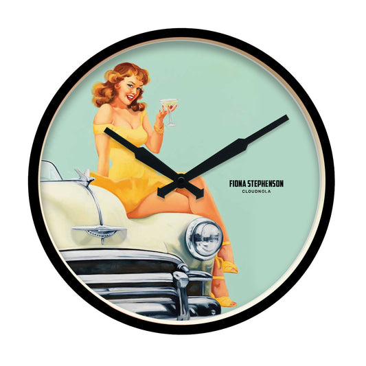 Pin-Up | Bottoms Up | Wall Clock | Fiona Stephenson | Collaboration | Limited Edition