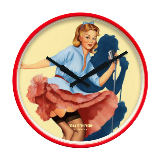 Pin-Up | In the Spotlight | Wall Clock | Fiona Stephenson | Collaboration | Limited Edition