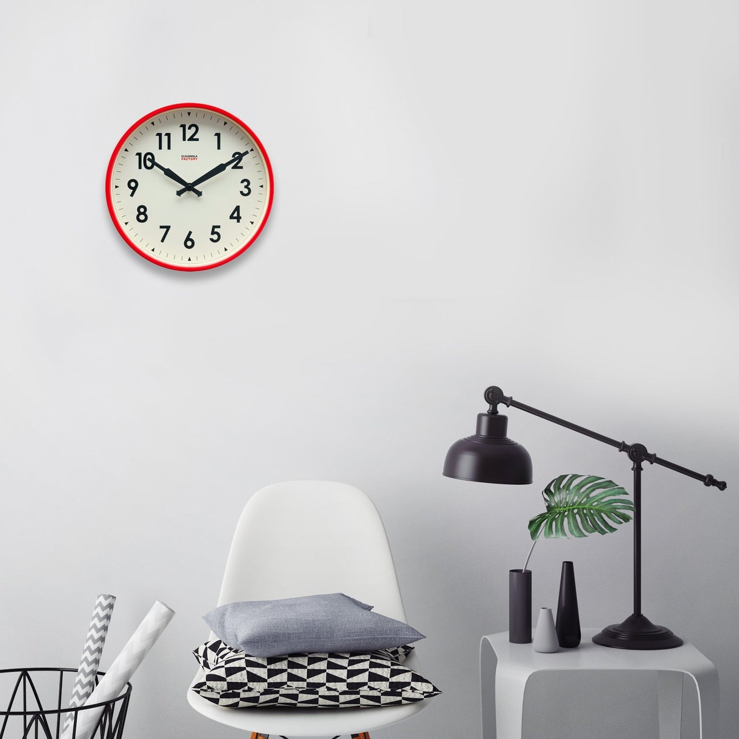 Red - Wall Clock -  Wall Clocks - Cloudnola 