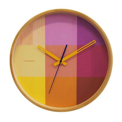 Riso Magenta & Yellow - Wall Clock -  Wall Clocks - Cloudnola 