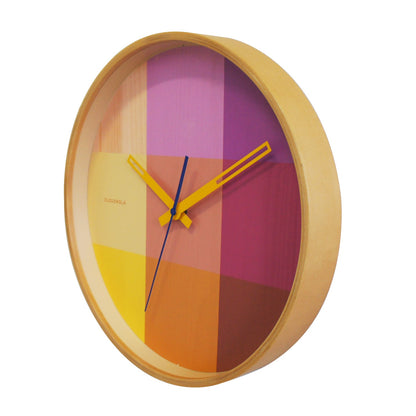 Riso Magenta & Yellow - Wall Clock -  Wall Clocks - Cloudnola 