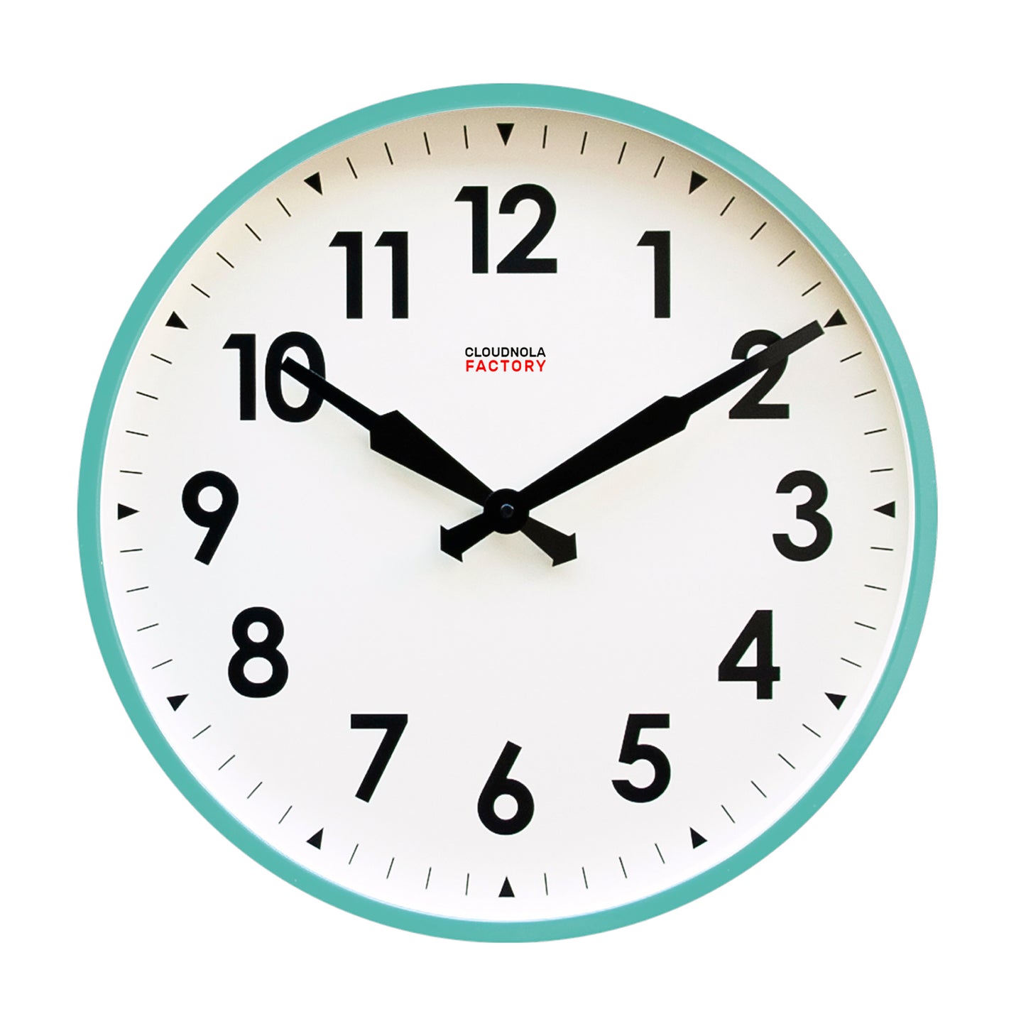 Factory Turquoise XL Clock