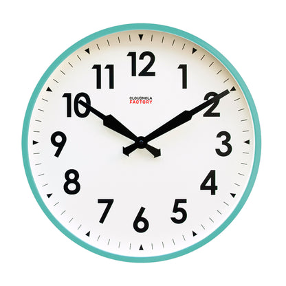 Factory Turquoise XL Clock