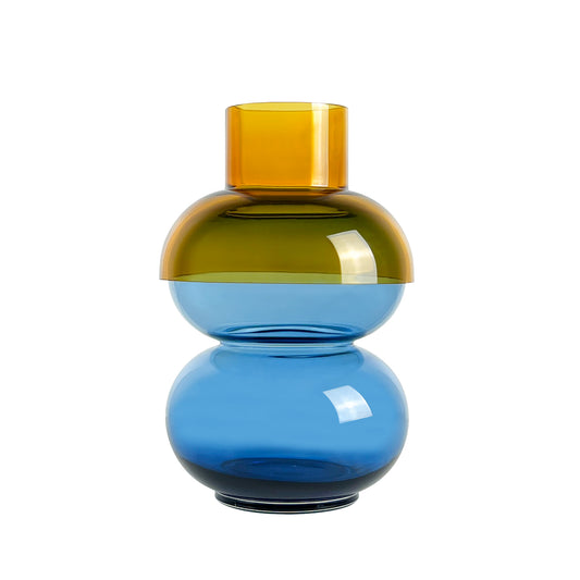 Bubble Large Yellow & Blue - Vase