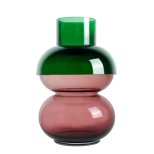 Bubble XL Green & Pink - Vase -  Vases - Cloudnola 