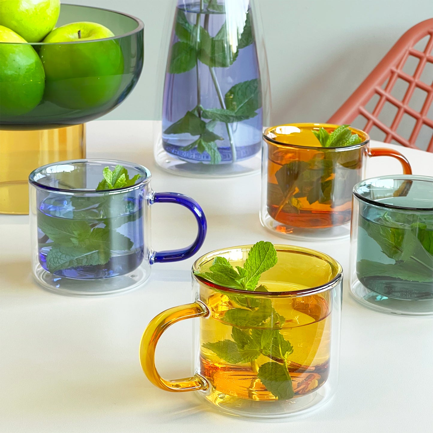 Cubo Double Wall Cups - Small Set - Cups