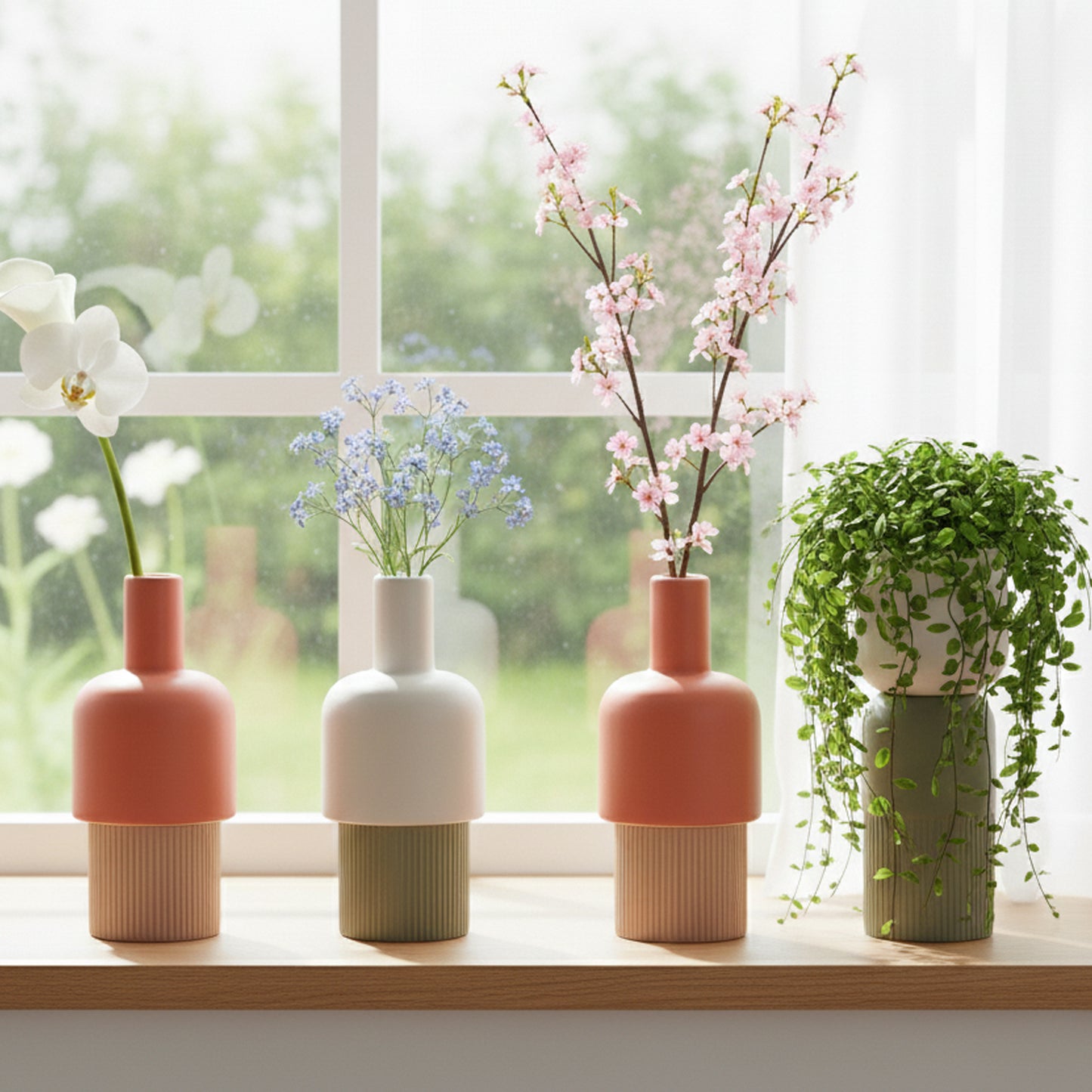 Fusion Flip Ceramic Vase Set