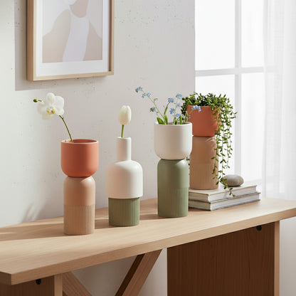 Fusion Flip Ceramic Vase Set