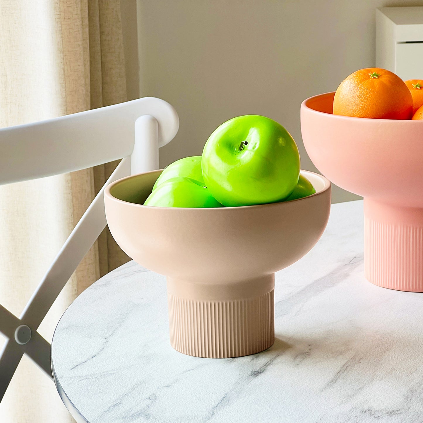 Tip Top Small Nude Ceramic Bowl