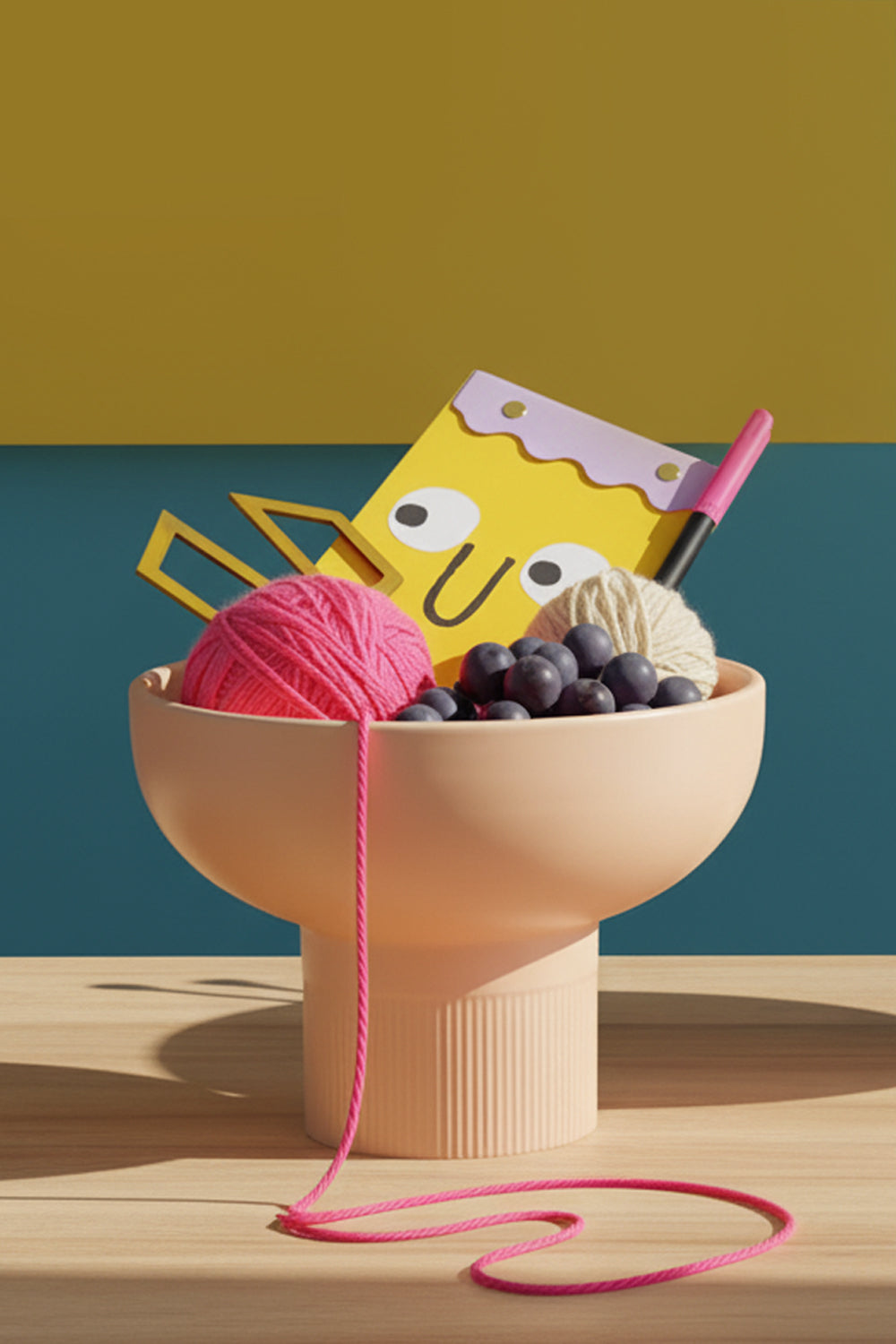 Tip Top Small Nude Ceramic Bowl