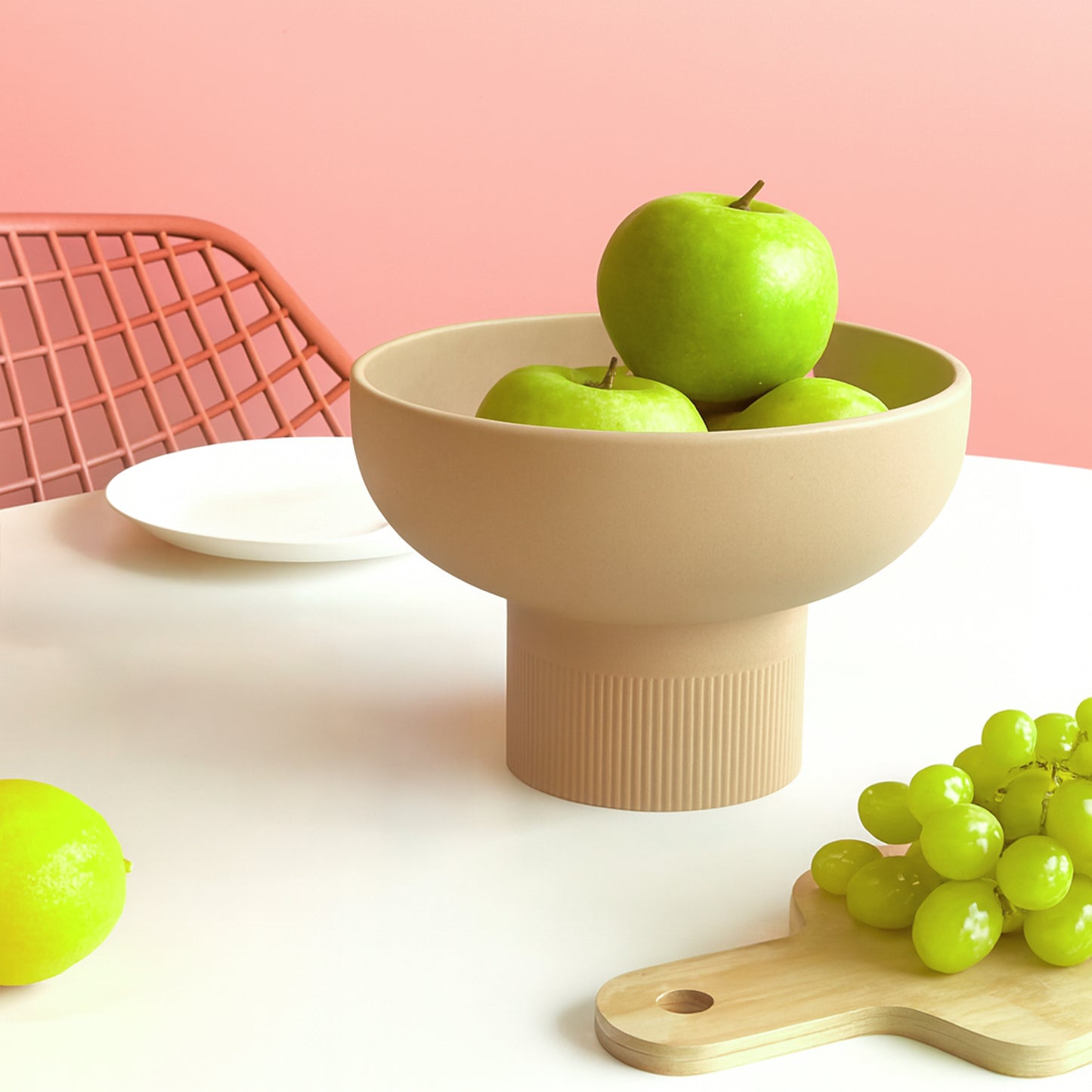 Tip Top Small Nude Ceramic Bowl