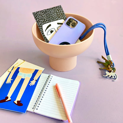 Tip Top Small Nude Ceramic Bowl