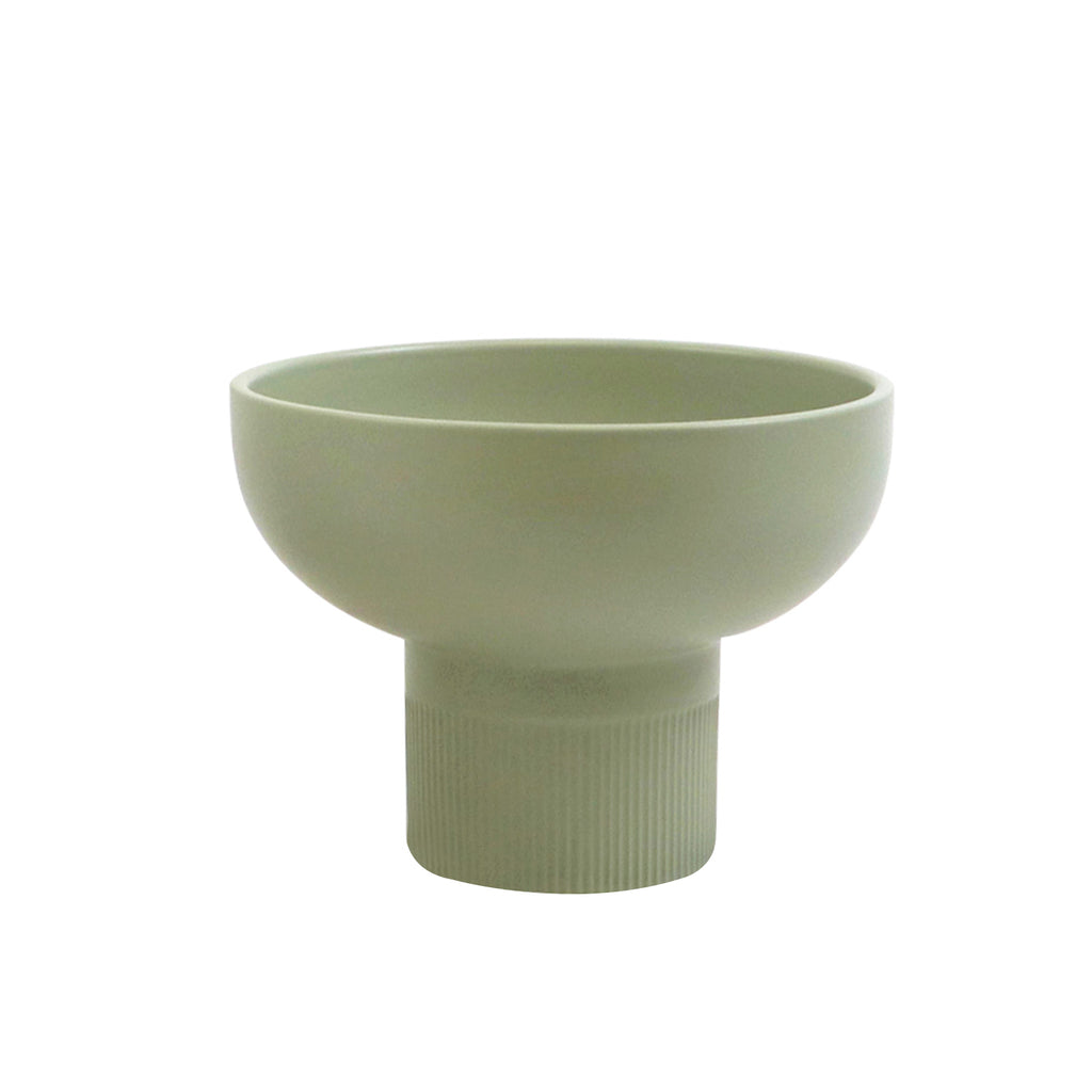 Tip Top Small Ceramic Bowl – Olive Small with minimalist shape and Dutch Design, emphasizing functional design for modern decor