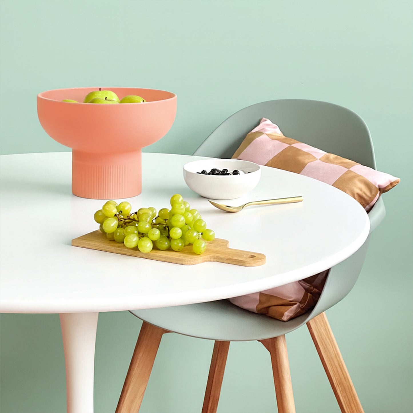 Tip Top XL Coral Ceramic Bowl