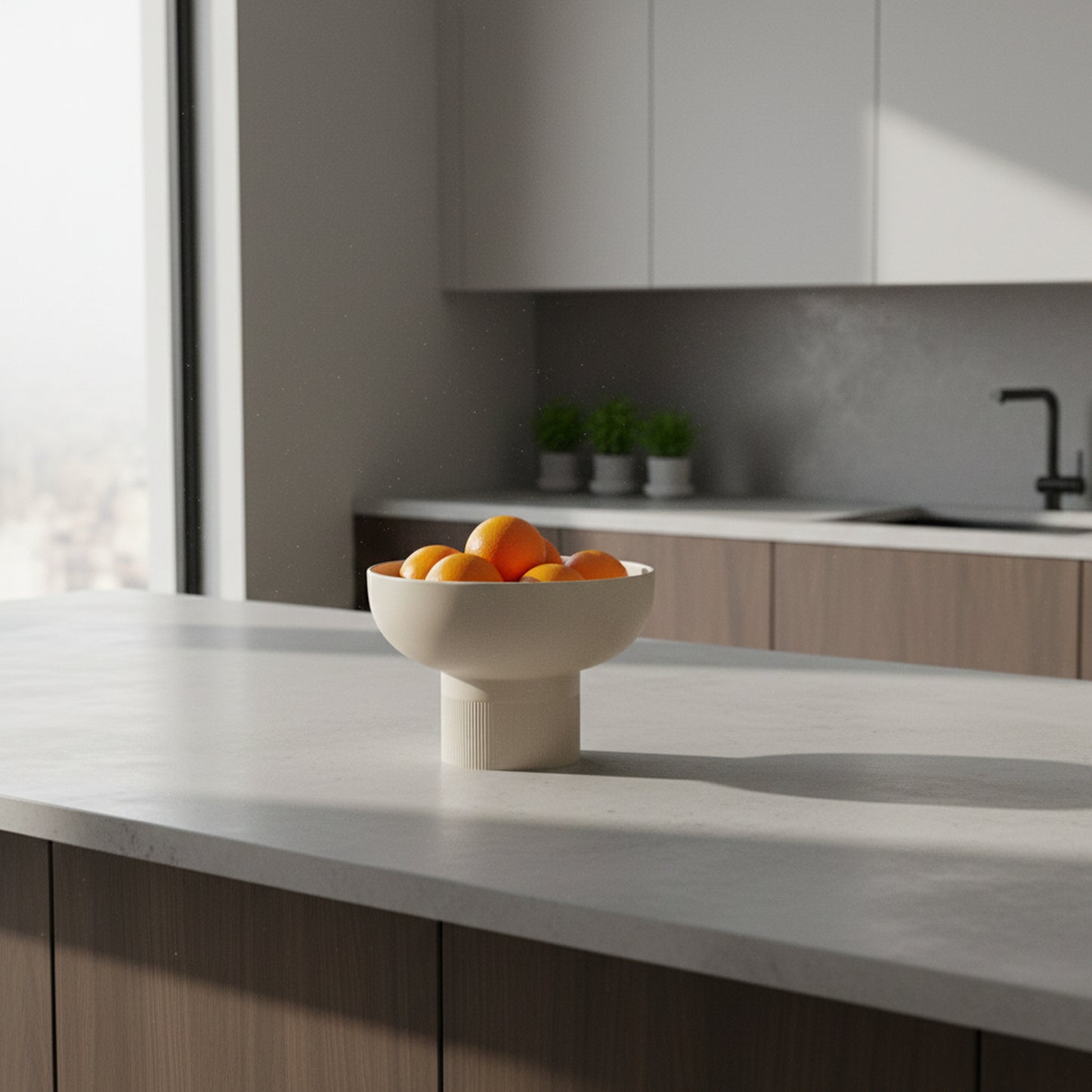 Tip Top XL Ivory Ceramic Bowl