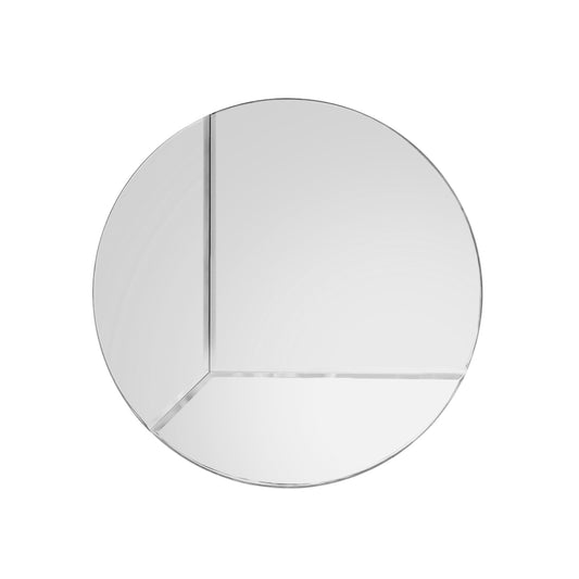 Reversible Round - Mirror -Reversible - 15.7 inches - Beveled Mirror - Artistic Wall Decor