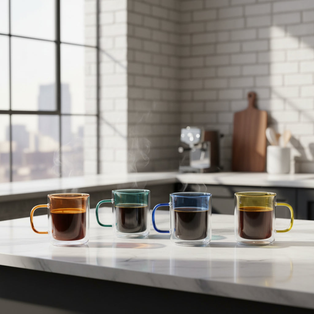 Cubo Double-Wall Cups - Large Set - Cups Cloudnola